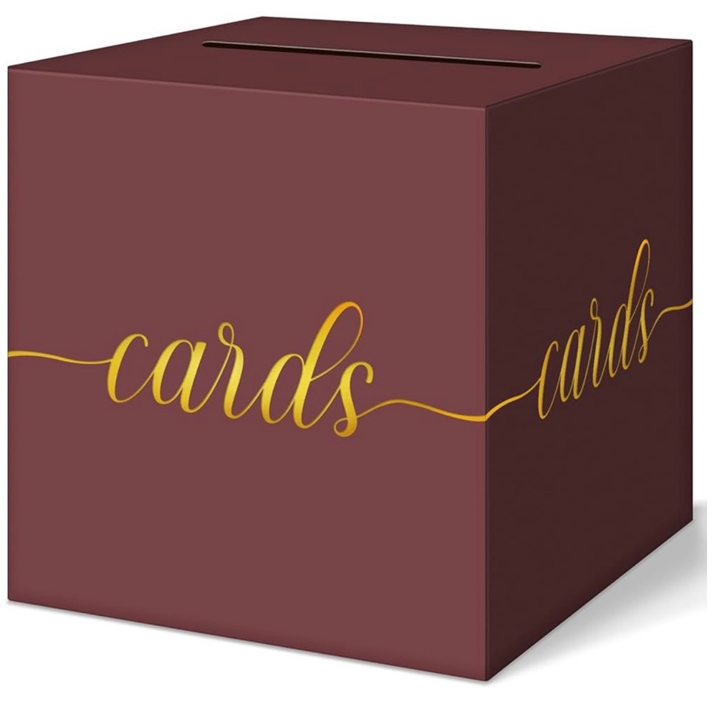 Graduation Card Set with Maroon and Gold Accents